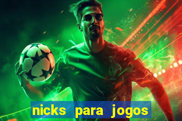 nicks para jogos de tiro